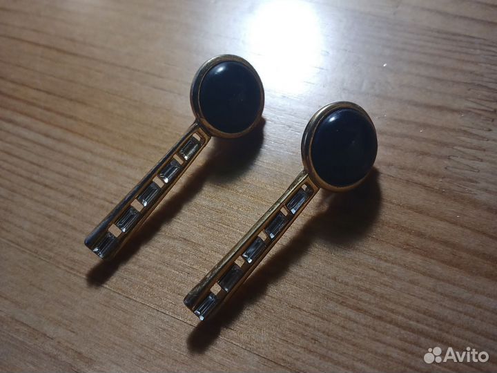 Серьги ардеко. Застёжка гвоздики