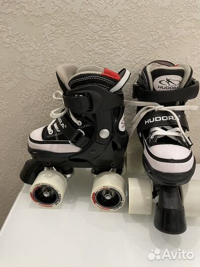 Раздвижные ролики-квадры Hudora