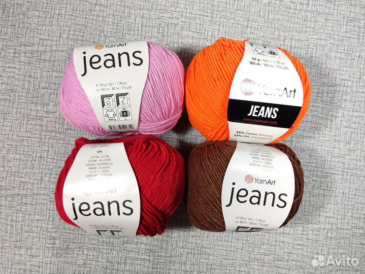 Пряжа Yarnart Jeans