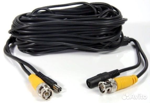 Готовый кабель для видеонаблюдения длиной 5 метров