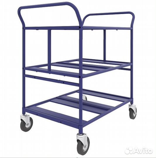 Тележка платформенная 3-х ярусная тя 445х840х1175