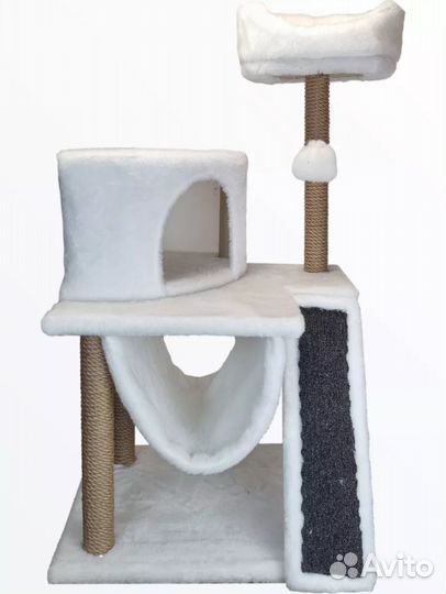 Домик для кошки с когтеточкой б/у