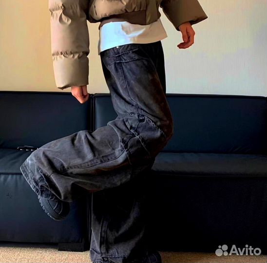 Джинсы широкие carol christian poell type