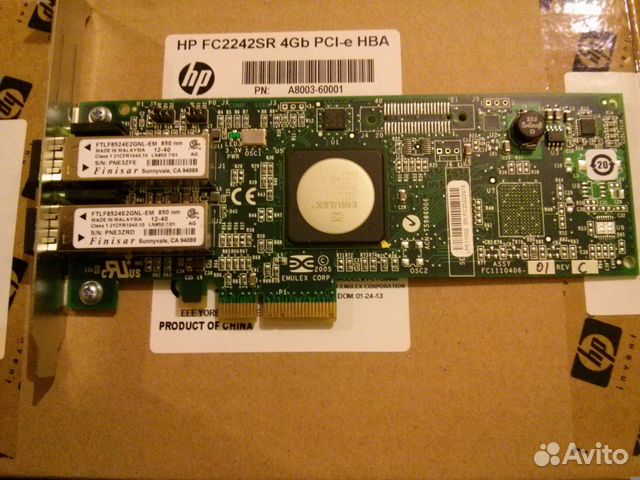 HP FC2242SR 4Gb PCI-e HBA