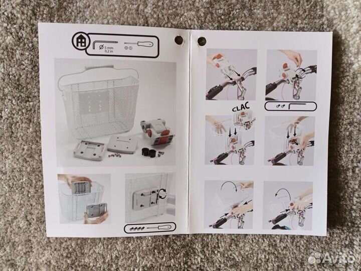 Корзина для велосипеда детская