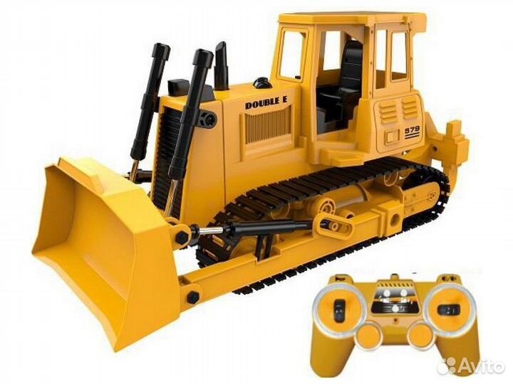 Радиоуправляемый гусеничный бульдозер Double E 1:
