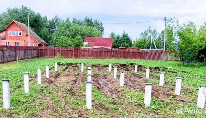 Фундамент из жб свай под ключ