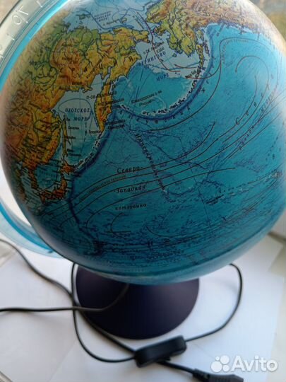 Глобус с подсветкой 25см. Отличный подарок