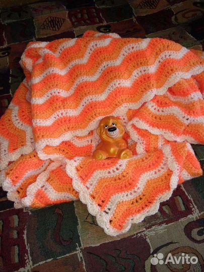 Вязанный плед