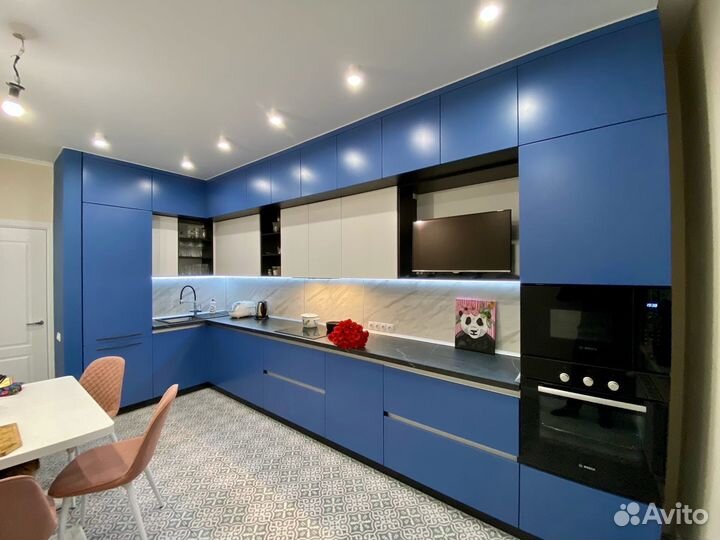 Прямая кухня на заказ. Фабрика в Челябинске