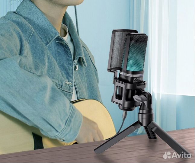 Конденсаторный USB-микрофон новый