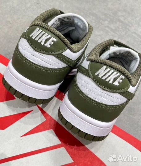 Кроссовки Nike Dunk Low Olive Green оригинал