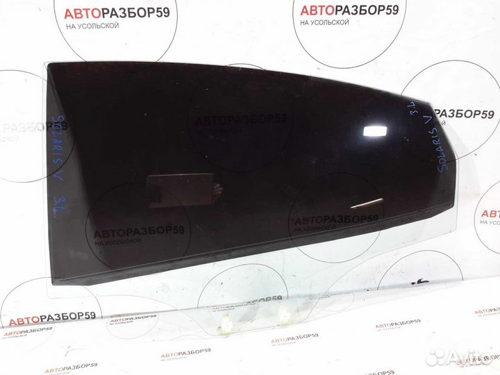 Стекло заднее левое Hyundai Solaris 1