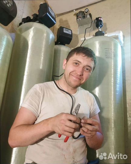 Система очистки воды из скважины для производства