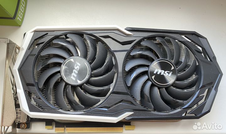 Видеокарта msi GTX 1660 ti armor
