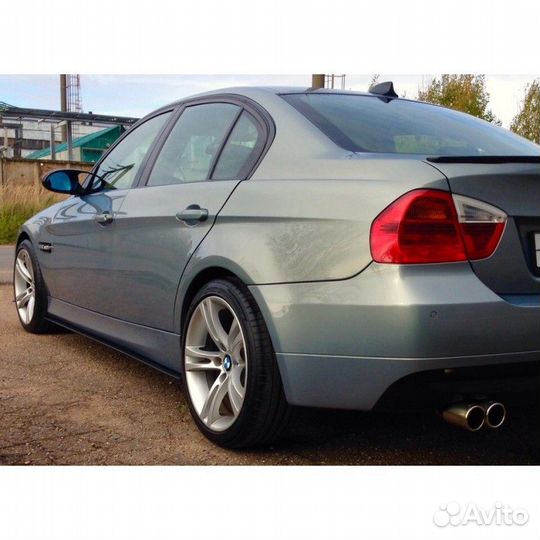 Накладки на пороги сплиттеры BMW E90