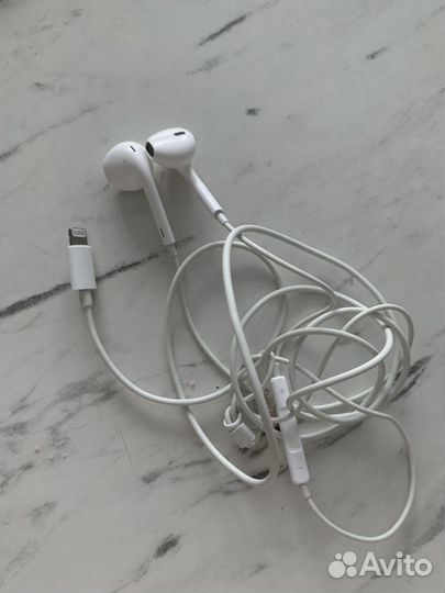 Наушники apple проводные lightning