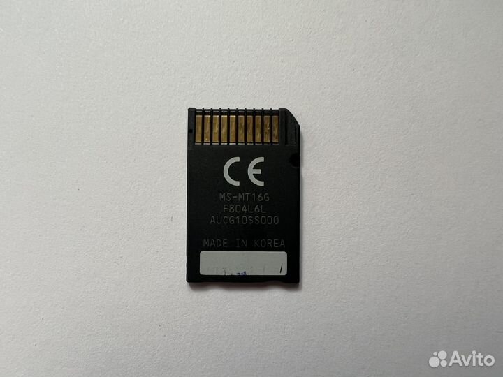 Карта памяти Sony ms PRO Duo оригинал 16гб