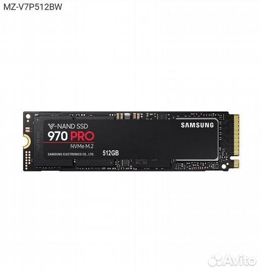 MZ-V7P512BW, Диск SSD Samsung 970 PRO M.2 2280 512