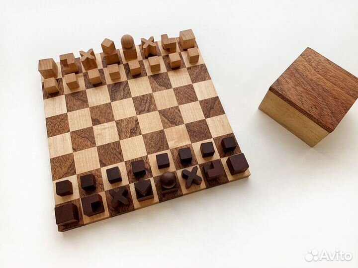 Шахматны Bauhaus (Баухауса). Mini Ручная работа