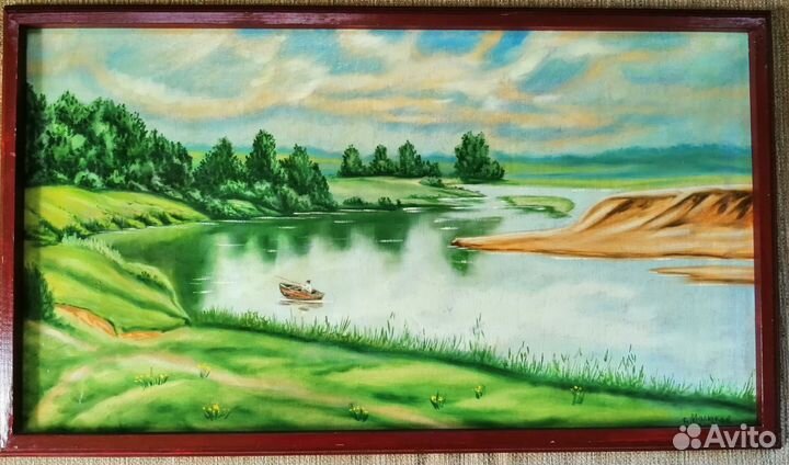 Картина маслом на холсте пейзаж