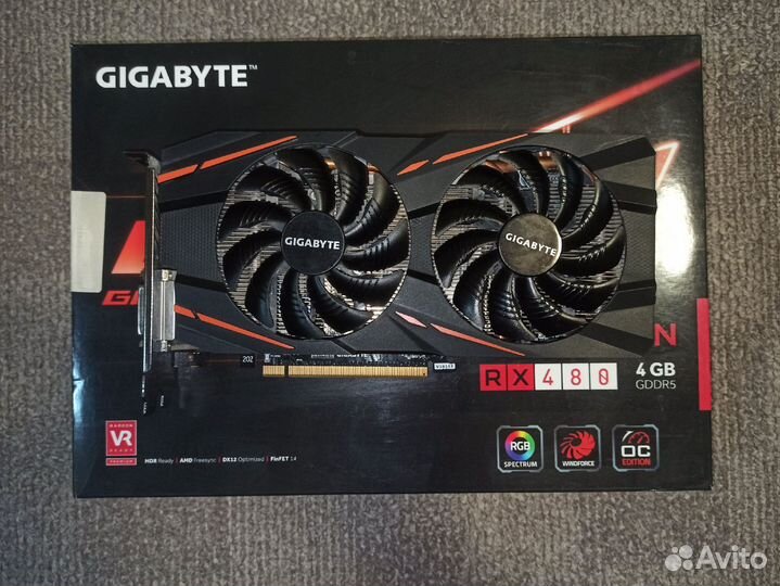 RX 580 8 GB sapphire nitro pulse gigabyte