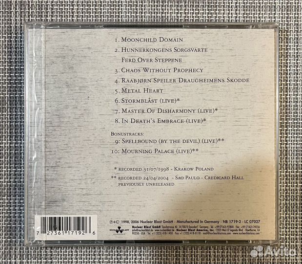 Dimmu Borgir-Godless Savage Garden CD Deluxe Edit