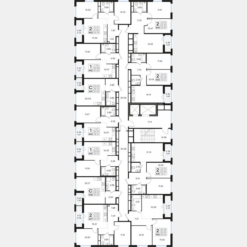 Квартира-студия, 30 м², 4/15 эт.