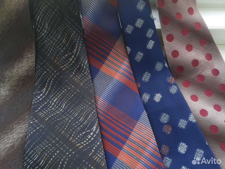 Галстуки СССР винтажные (набором)