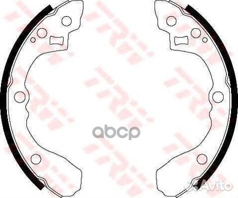 Колодки барабанные KIO RIO 00 кт GS8439 TRW