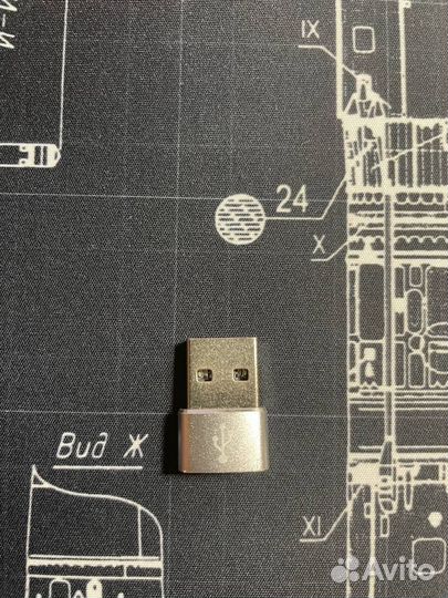 Переходник OTG с Type C на usb