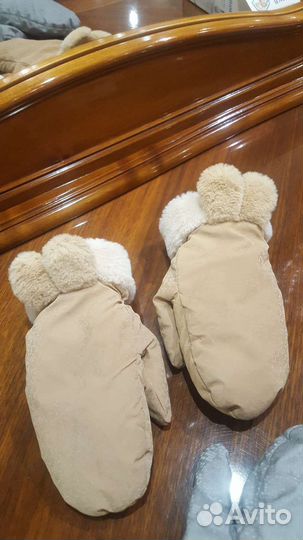 Варежки зимние детские 2 пары на 5 лет