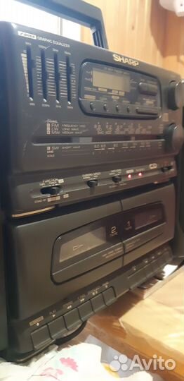 Магнитола Sharp system-CD555H(GY)