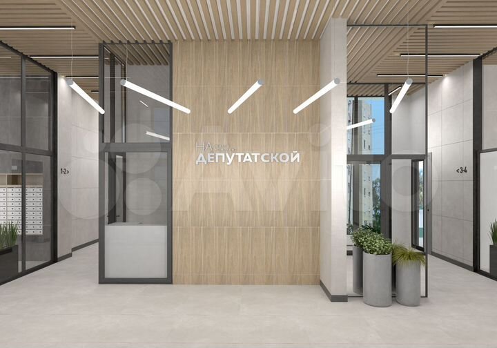 2-к. квартира, 71,4 м², 13/25 эт.