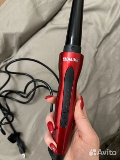 Плойка для волос dewal конусная