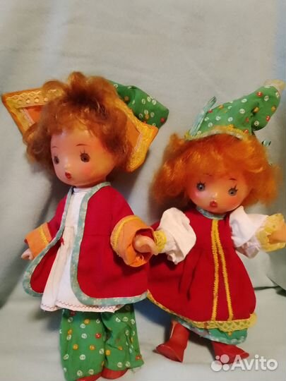 Куклы парные Фабрика 8 Марта СССР