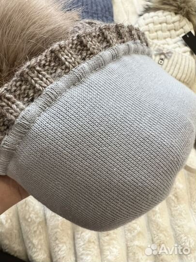 Комплект новый Шапка и снуд мальчик и девочка