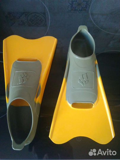 Ласты для плавания детские и спасательный жилет