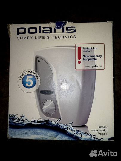 Водонагреватель проточный polaris