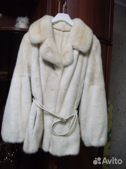 Женский полушубок, норка, новый