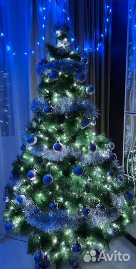 Елка искусственная сосна заснеженная