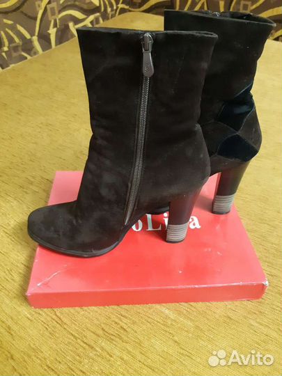 Ботильоны замша, 38 размер