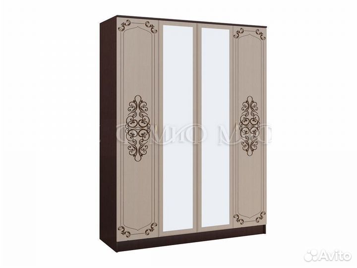 Шкаф Жасмин 4х створчатый