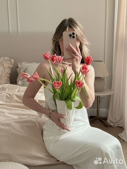 Шелковое платье комбинация сорочка утро невесты