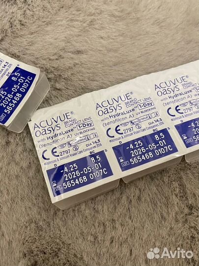 Линзы контактные acuvue oasys 1 day
