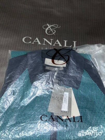 Футболка поло canali канали оригинал 46