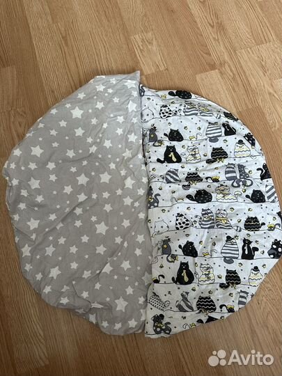 Наматрасник +простыни на круглую кровать 75*75