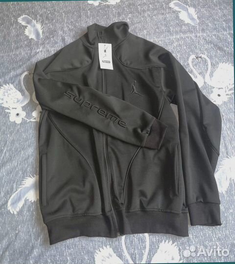 Зип худи jordan x supreme