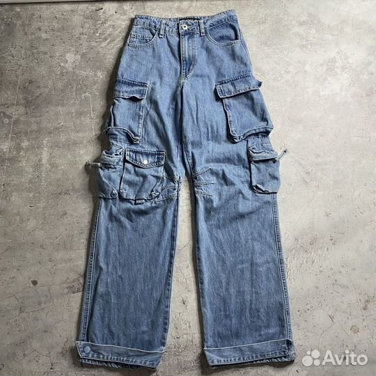 Брюки карго джинсы Y2K Love Republic