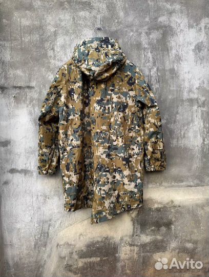 Nikelab camouflage rain jacket trenchcoat